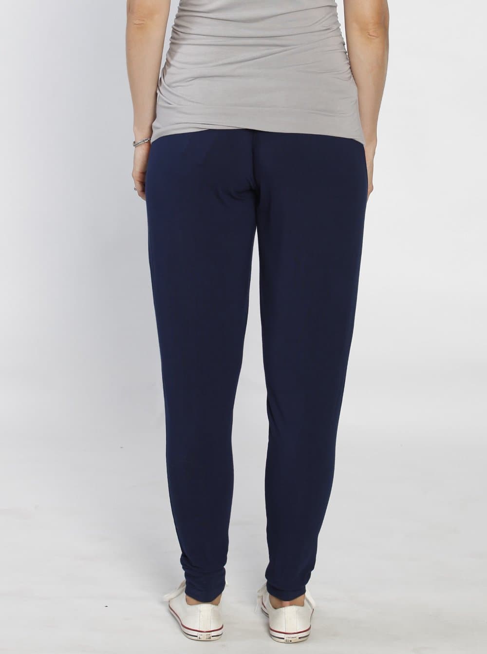 Ruby Joy "The Best Seller" Bamboo Harem Pants - Navy back (189030531093)