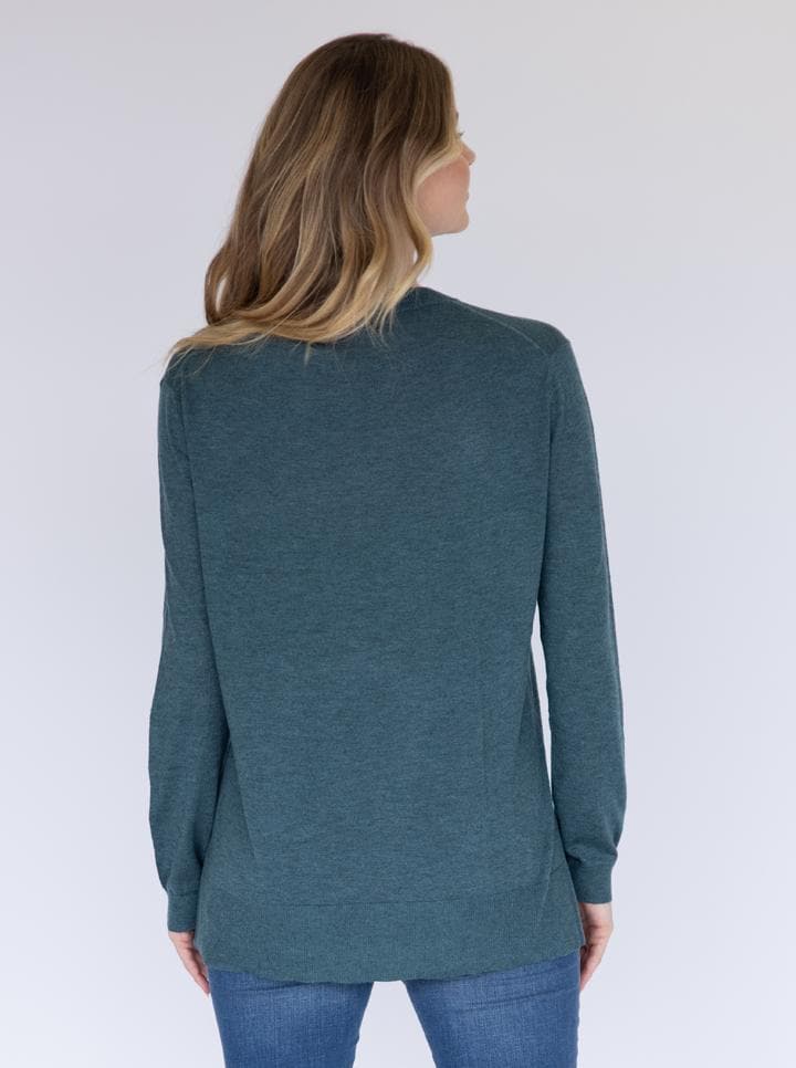 Maternity Oversize Wool Knit Jumper - Green - Angel Maternity - Maternity clothes - shop online (4638257643623)