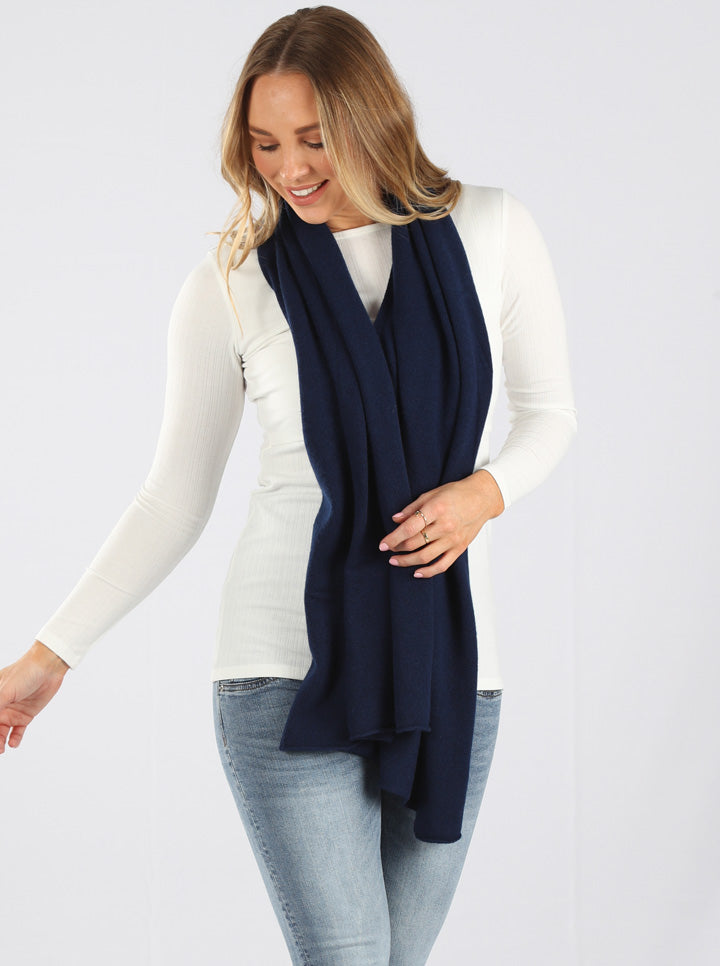 Moozie Mama Luxury Wrap/Poncho Maternity & Nursing Cover in Navy (6643019120743)