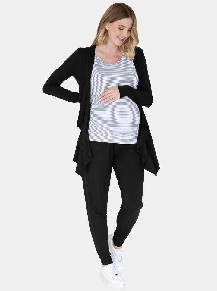 Maternity 3 Piece Relax Outfit in Black (4778239656039)