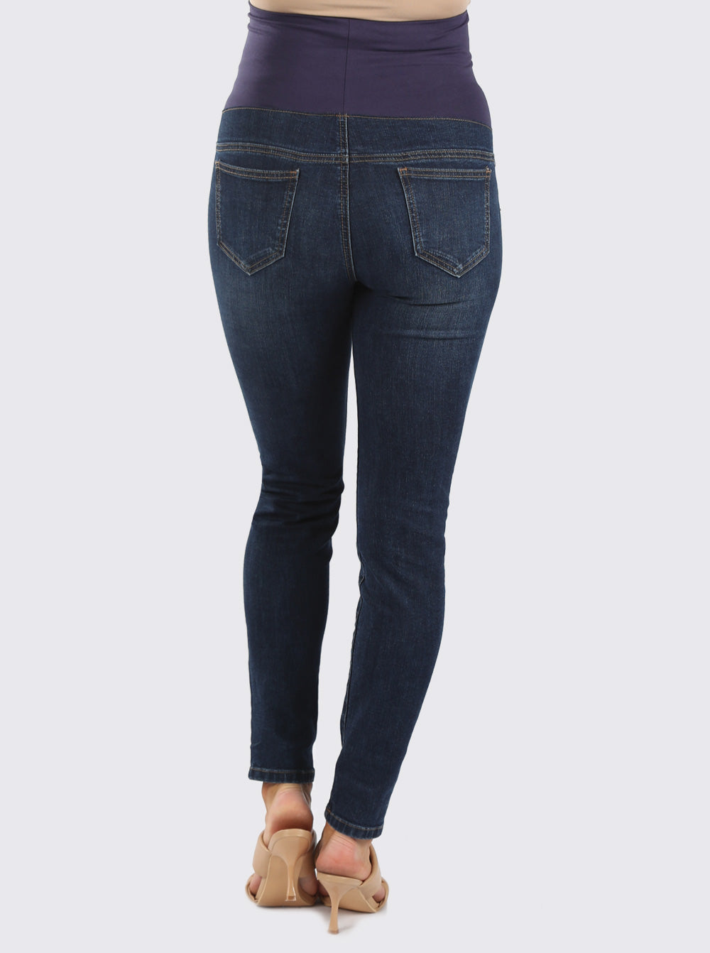 Maternity Over the Bump High Waist Denim Jeans - Angel Maternity - Maternity clothes - shop online (6578380898407)