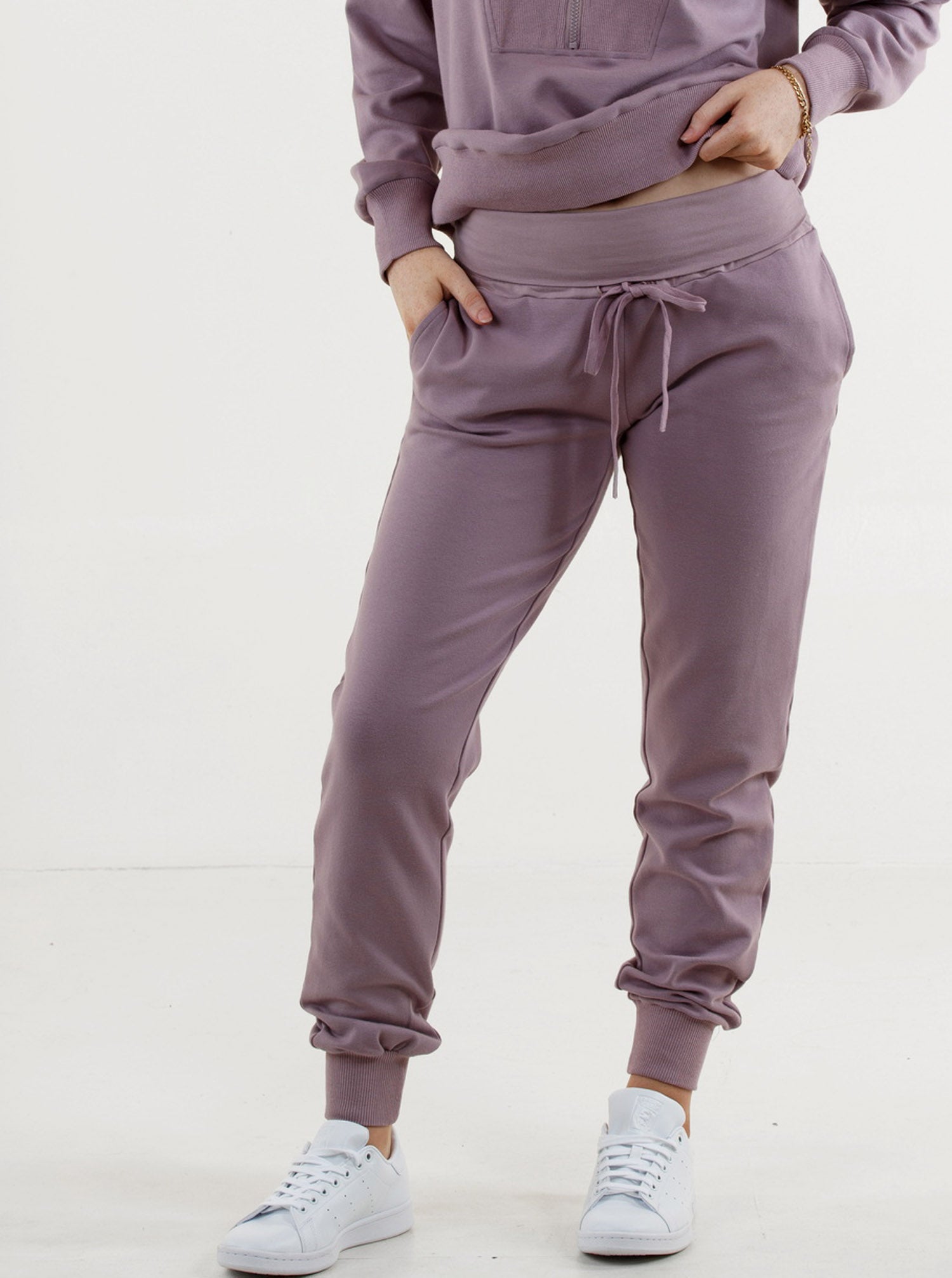 Calla Maternity Tracksuit Set in Lavender (6653615997031)