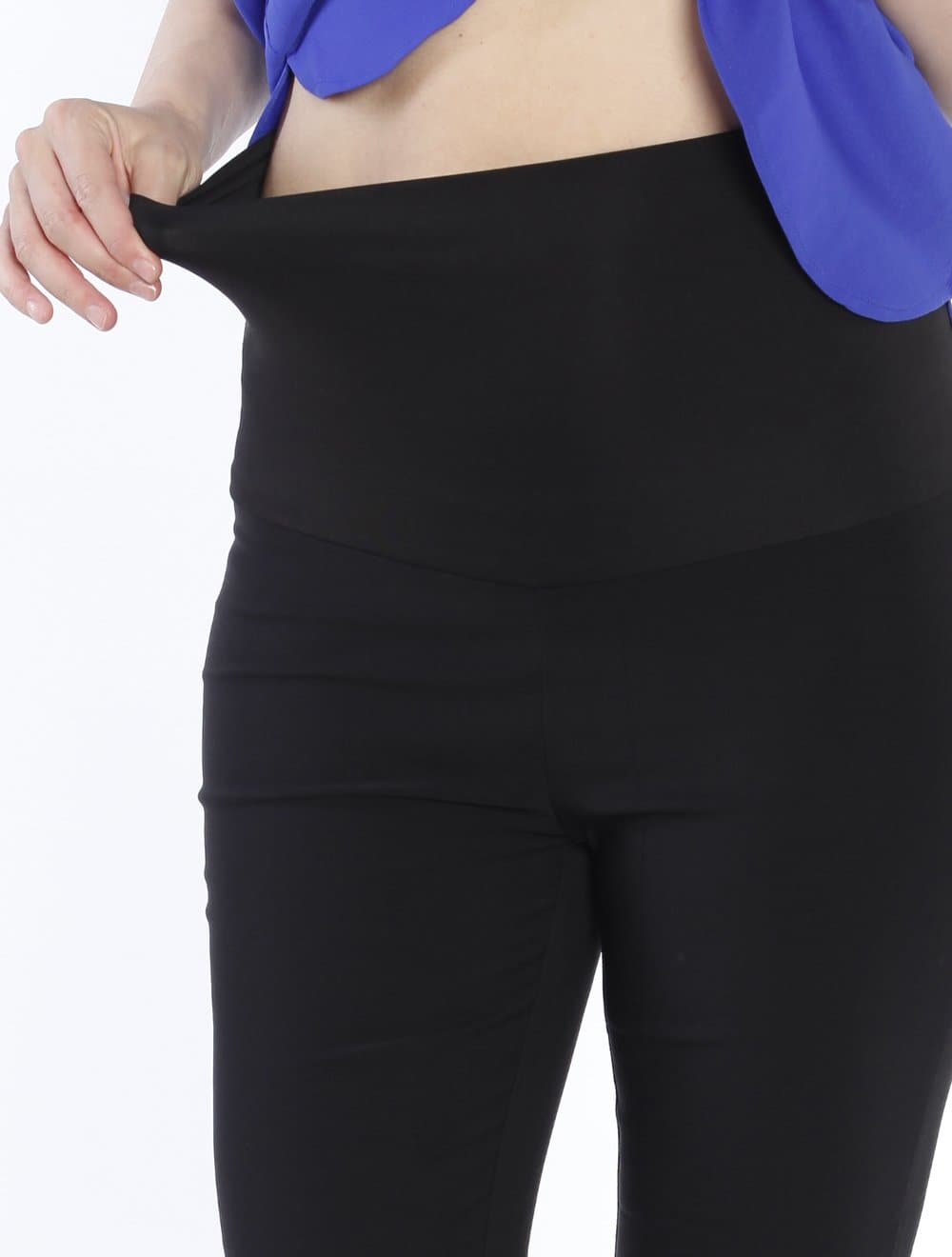 Skinny Fit Maternity Work Pants in Black – Angel Maternity Wholesale