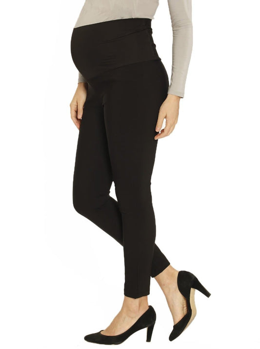 Maternity Fitted Work Pants in Black - Angel Maternity - Maternity clothes - shop online (11766735317)