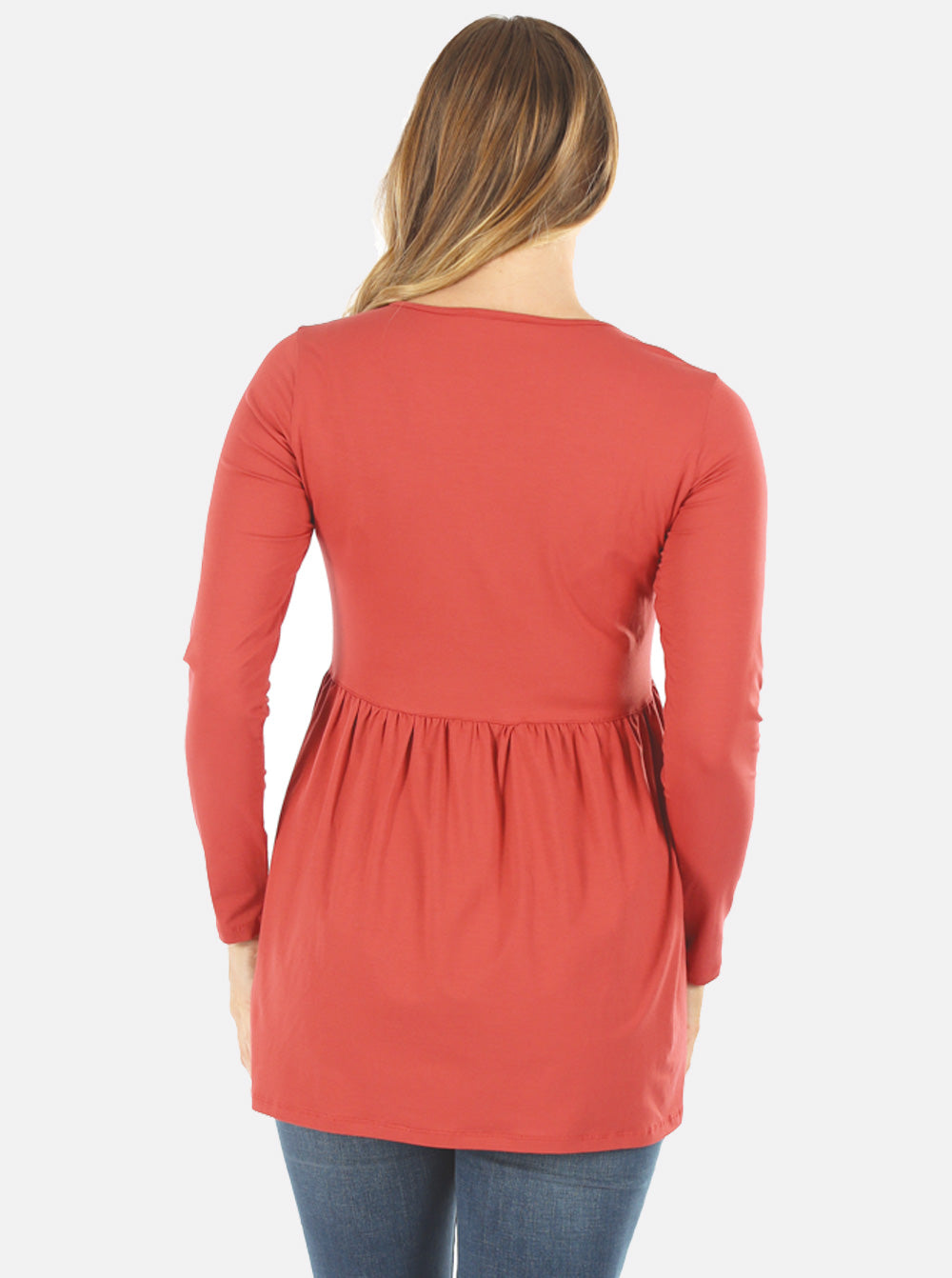 Maternity & Nursing Long Sleeve Baby Doll Tee - Angel Maternity - Maternity clothes - shop online (6558614093927)