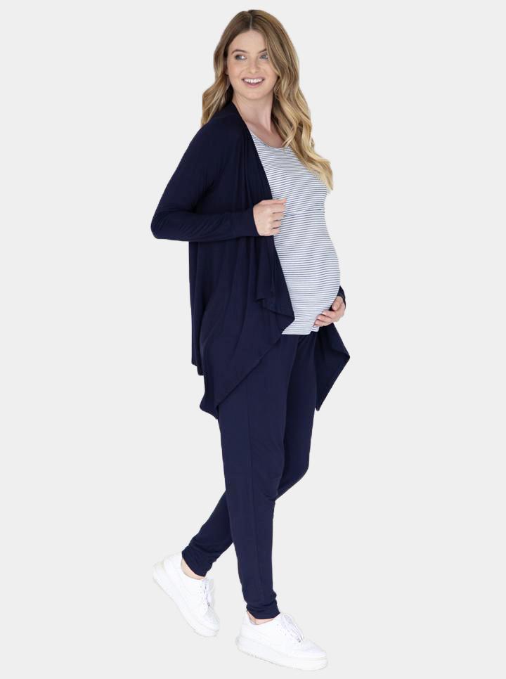 Maternity 3 Piece Relax Outfit in Navy (1964389302375)