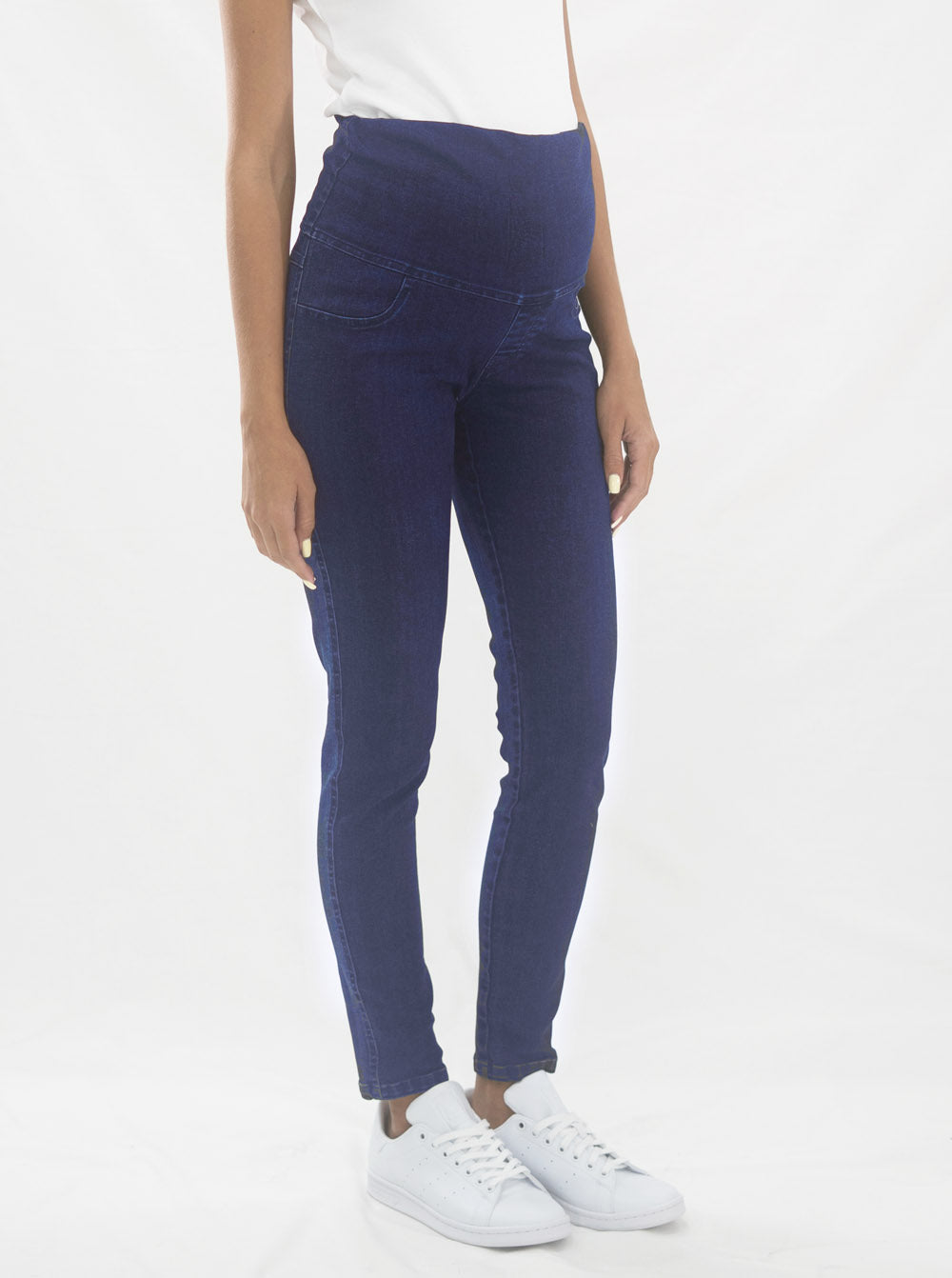 Maternity Over the Bump  Slim Denim Jeggings (6645730541671)