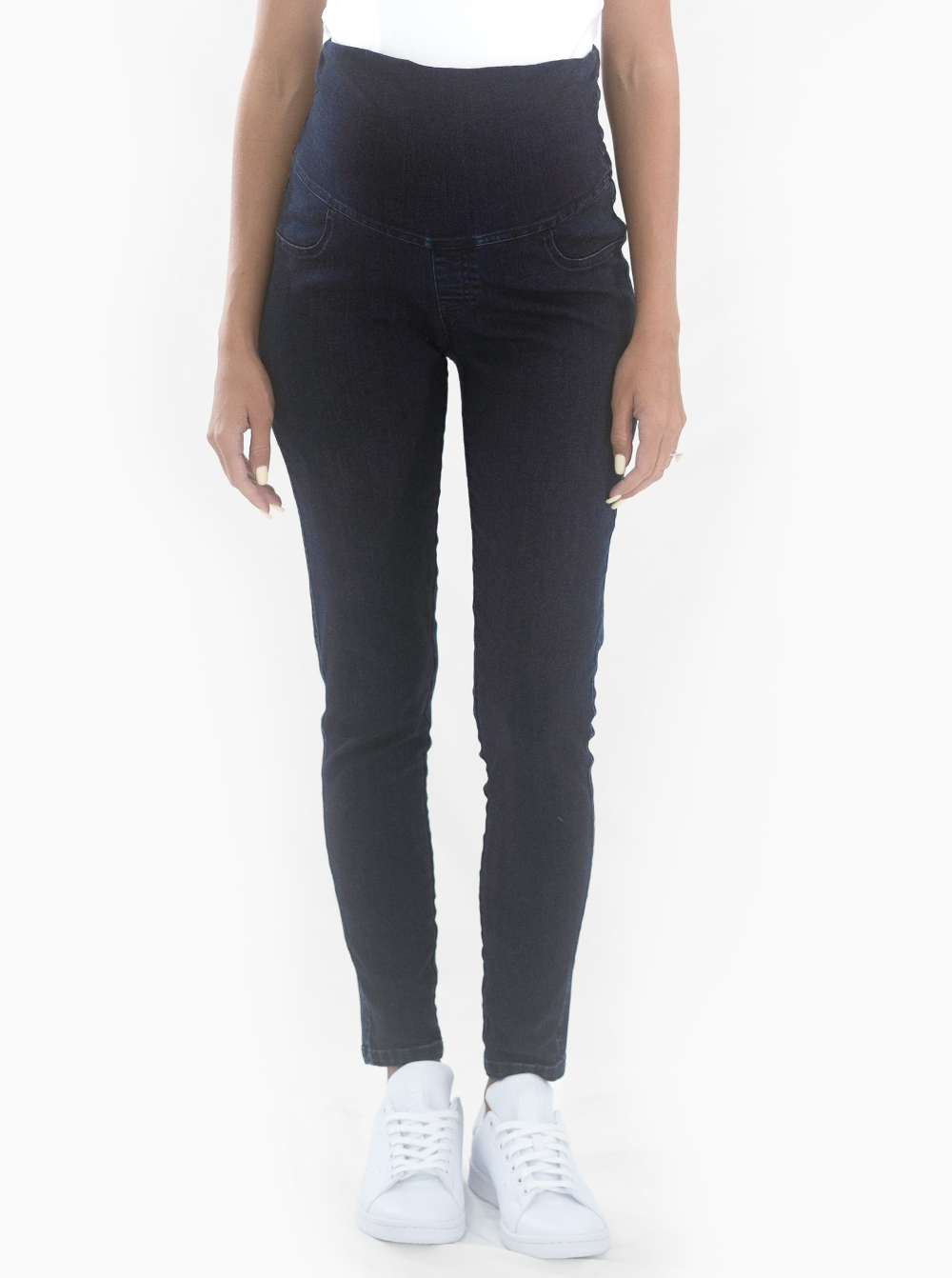 Maternity Over the Bump  Slim Denim Jeggings (6645730541671)